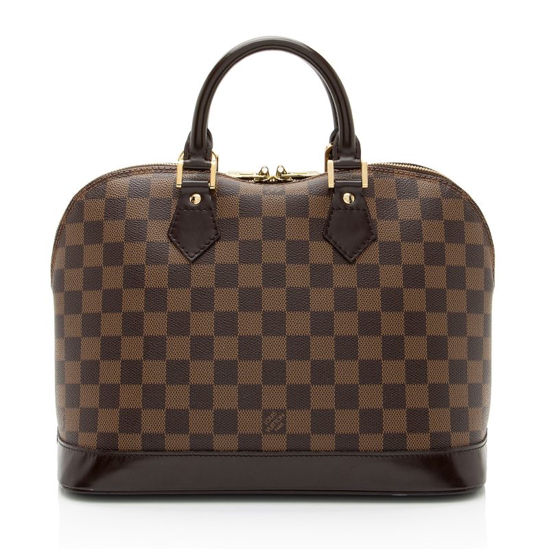Louis Vuitton Vintage Damier Ebene Alma PM Satchel (iV4kN8)