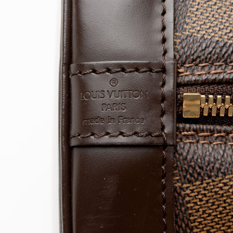 Louis Vuitton Vintage Damier Ebene Alma PM Satchel (iV4kN8) - Image 8