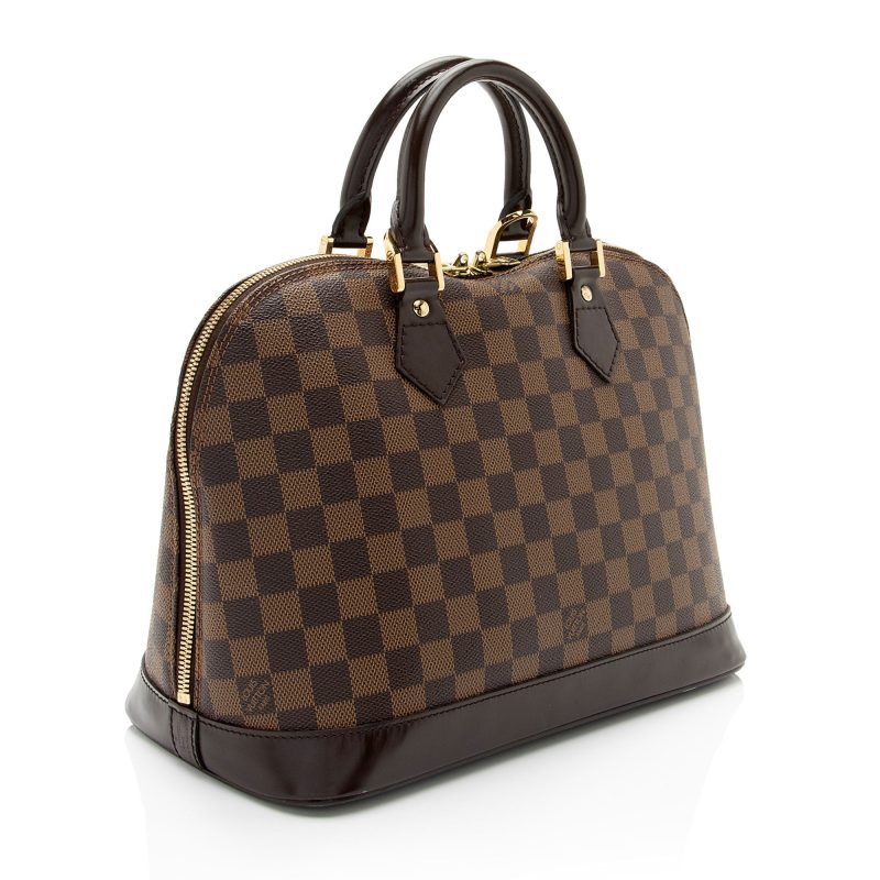 Louis Vuitton Vintage Damier Ebene Alma PM Satchel (iV4kN8) - Image 2