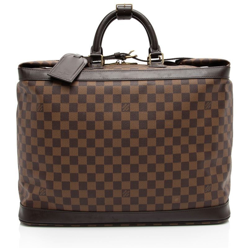 Louis Vuitton Vintage Damier Ebene Centenaire Cruiser 45 Travel Bag (V4EeZ3)
