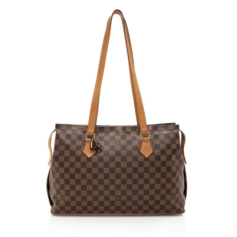 Louis Vuitton Vintage Damier Ebene Columbine Tote (19498) - Image 3