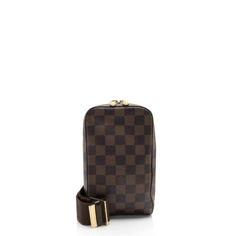 Louis Vuitton Vintage Damier Ebene Geronimos Sling Bag (7VGaUE)
