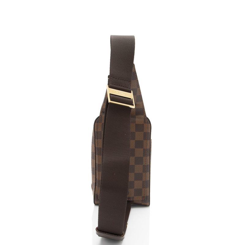 Louis Vuitton Vintage Damier Ebene Geronimos Sling Bag (Jk548C) - Image 3