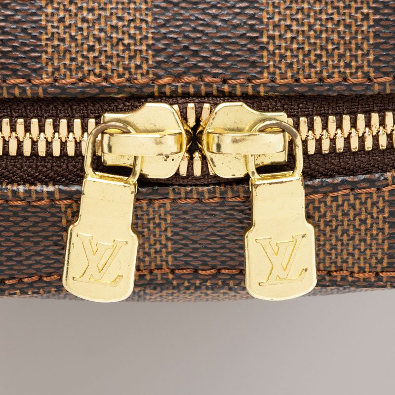 Louis Vuitton Vintage Damier Ebene Geronimos Sling Bag (Jk548C) - Image 9