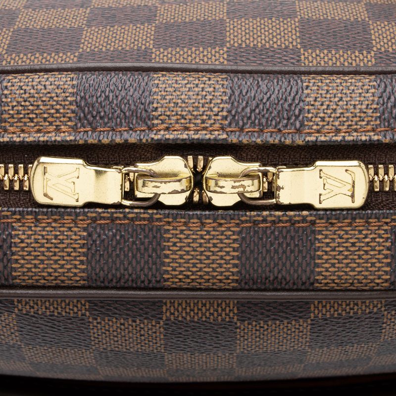 Louis Vuitton Vintage Damier Ebene Ipanema GM Shoulder Bag (eahSM4) - Image 9