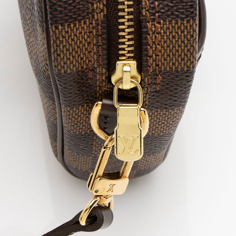Louis Vuitton Vintage Damier Ebene Ipanema Pochette (qXMsPl) - Image 9