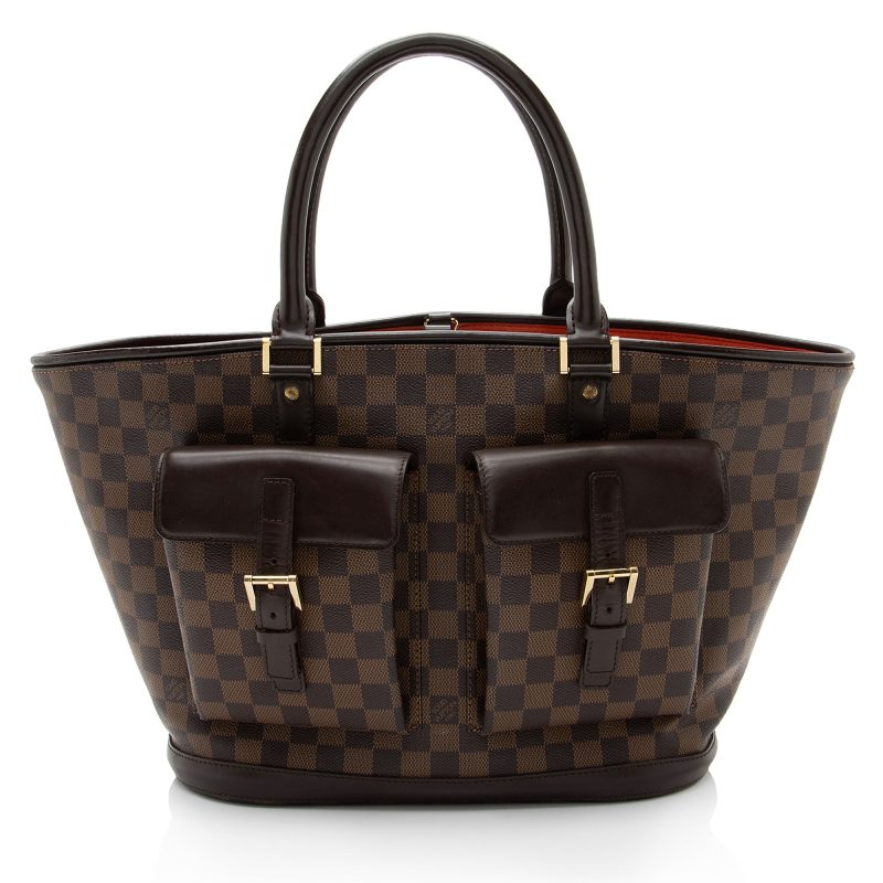 Louis Vuitton Vintage Damier Ebene Manosque GM Tote (G3eE2u)