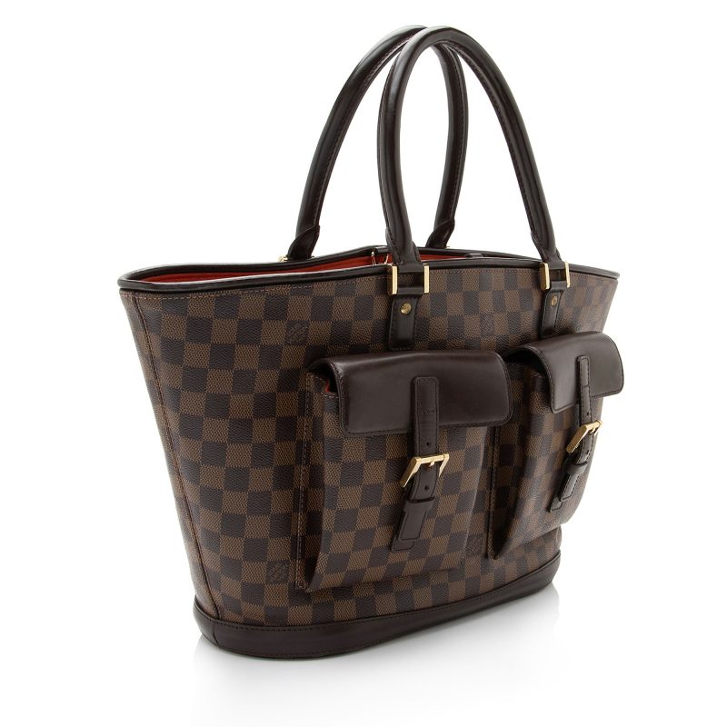Louis Vuitton Vintage Damier Ebene Manosque GM Tote (G3eE2u) - Image 2
