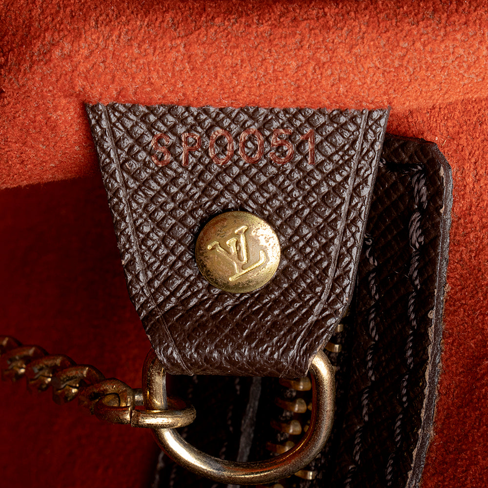 Louis Vuitton Vintage Damier Ebene Marais Bucket Tote (16670) - Image 6