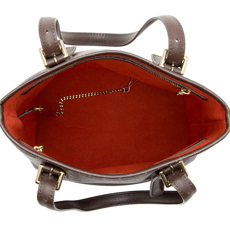 Louis Vuitton Vintage Damier Ebene Marais Bucket Tote (16670) - Image 7