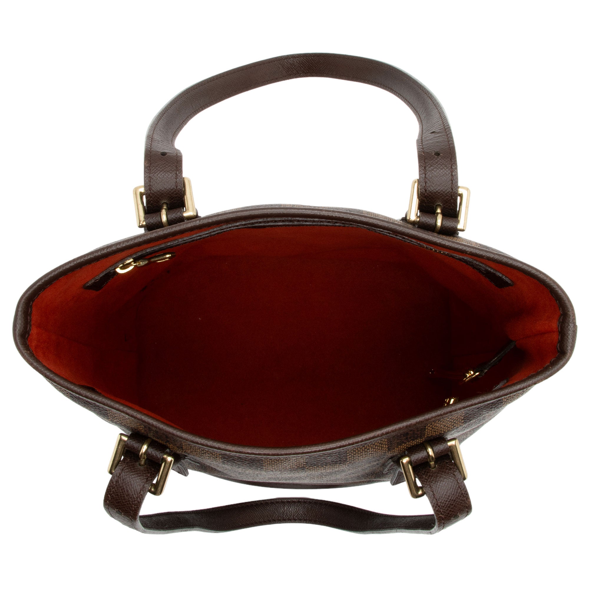 Louis Vuitton Vintage Damier Ebene Marais Bucket Tote (RnHIWY) - Image 7