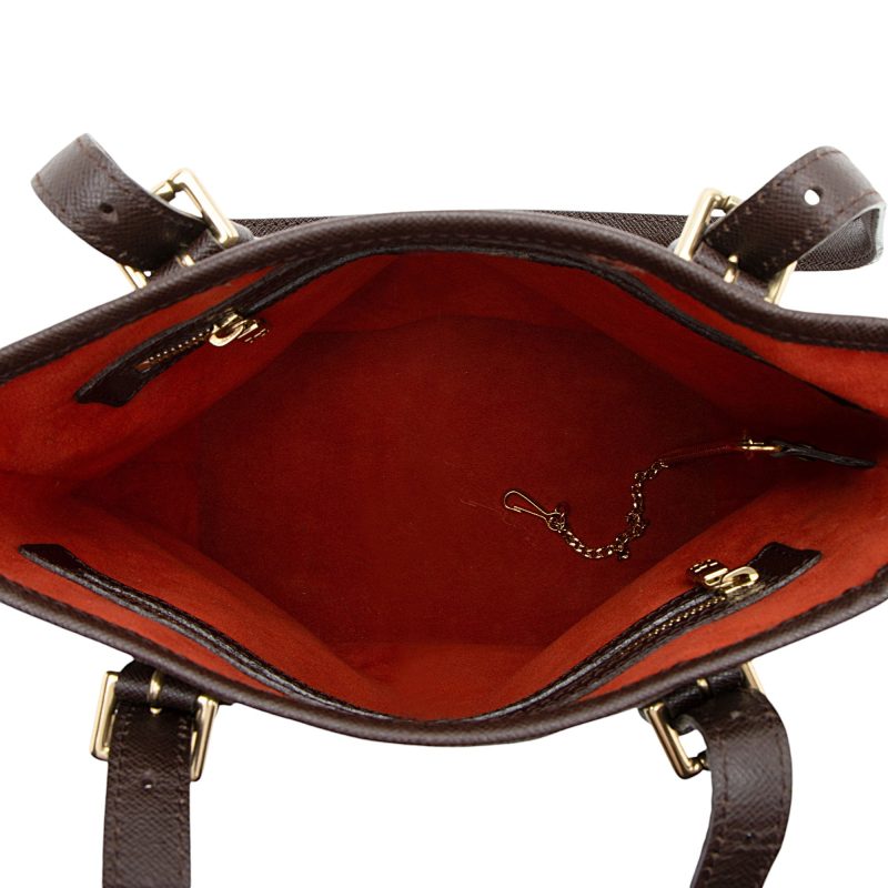 Louis Vuitton Vintage Damier Ebene Marais Bucket Tote (PAfpQ5) - Image 7