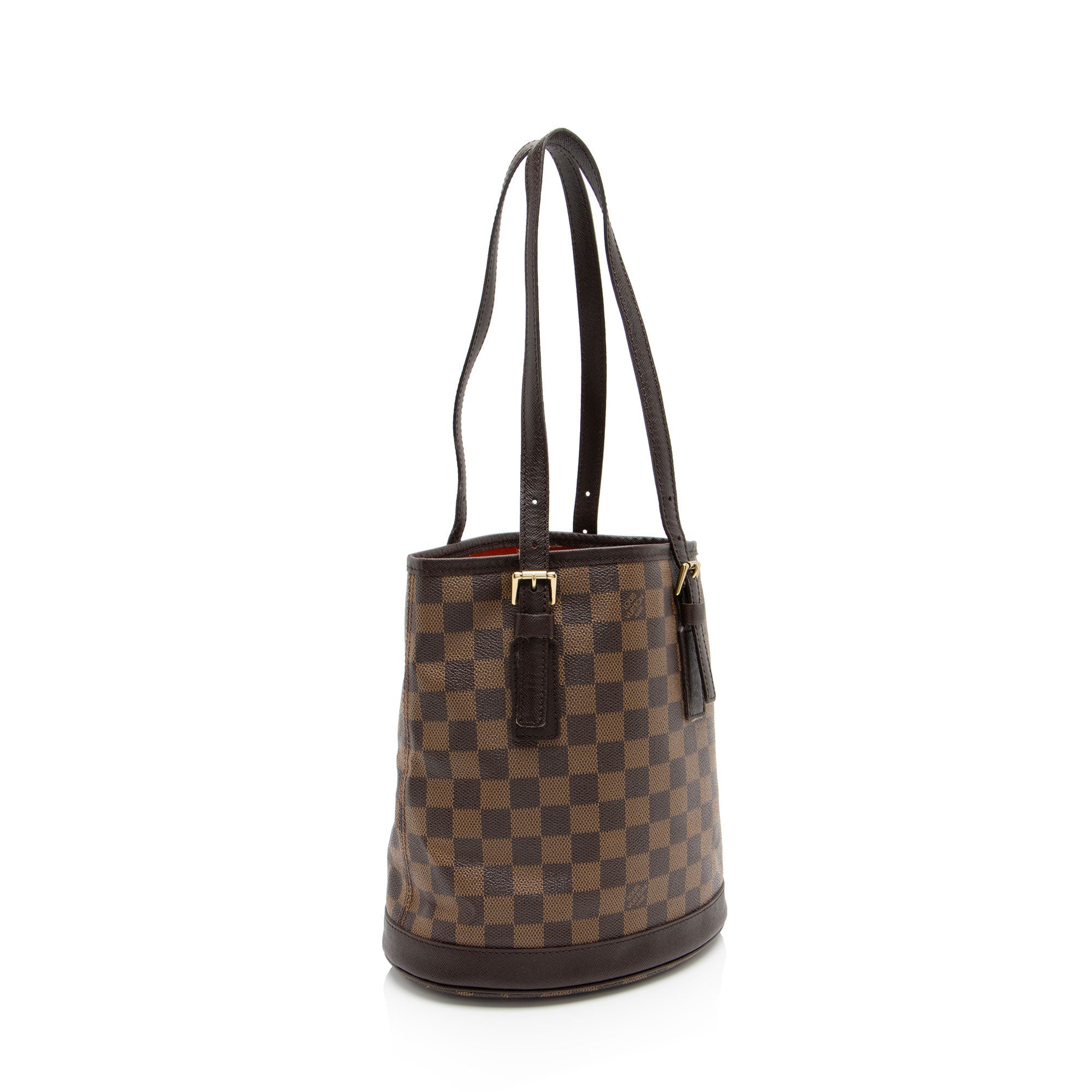 Louis Vuitton Vintage Damier Ebene Marais Bucket Tote (PAfpQ5) - Image 2