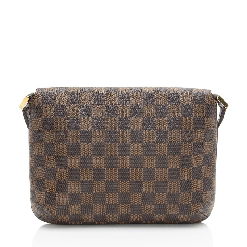 Louis Vuitton Vintage Damier Ebene Musette Tango Shoulder Bag (FZaXbp) - Image 3