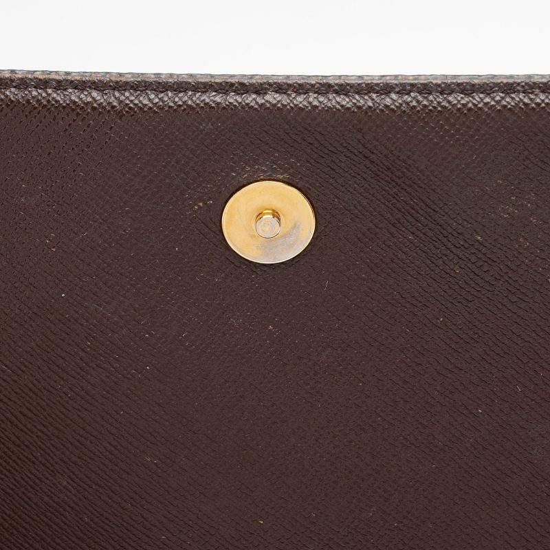 Louis Vuitton Vintage Damier Ebene Musette Tango Shoulder Bag (FZaXbp) - Image 9