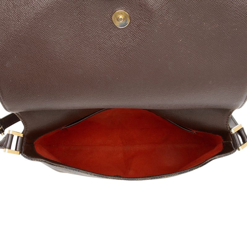 Louis Vuitton Vintage Damier Ebene Musette Tango Shoulder Bag (FZaXbp) - Image 7