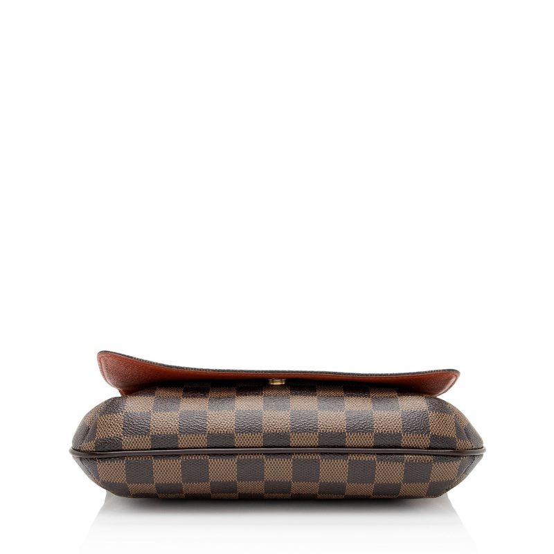 Louis Vuitton Vintage Damier Ebene Musette Tango Shoulder Bag (aHz0eB) - Image 4