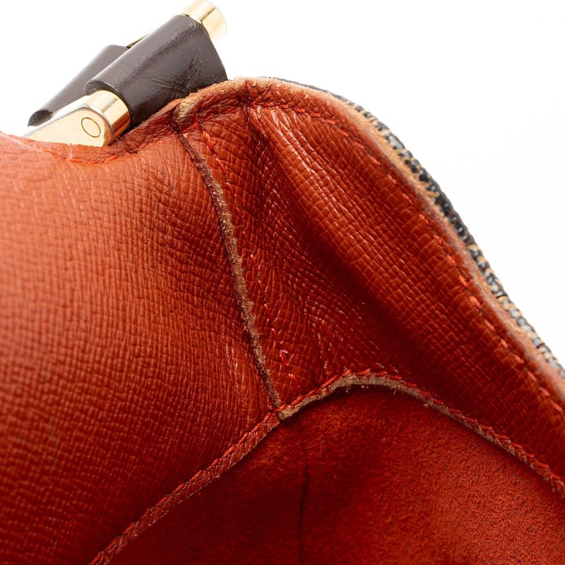 Louis Vuitton Vintage Damier Ebene Musette Tango Shoulder Bag (aHz0eB) - Image 10