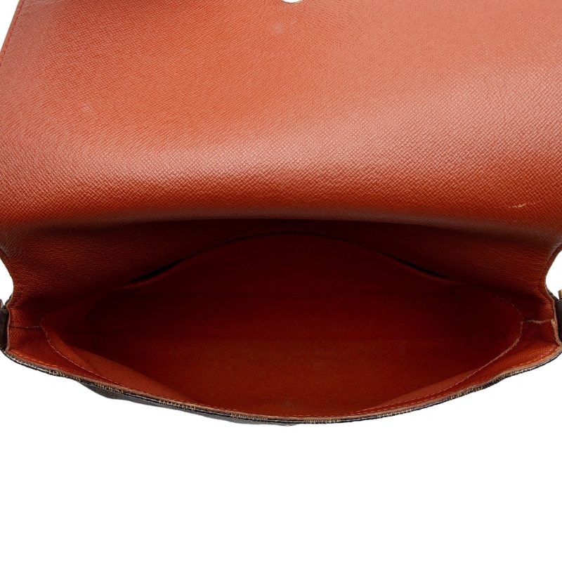 Louis Vuitton Vintage Damier Ebene Musette Tango Shoulder Bag (aHz0eB) - Image 7