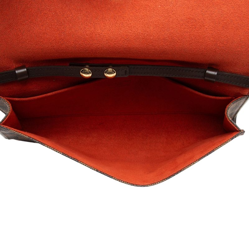 Louis Vuitton Vintage Damier Ebene Pochette Twin GM Shoulder Bag (fxJodd) - Image 7