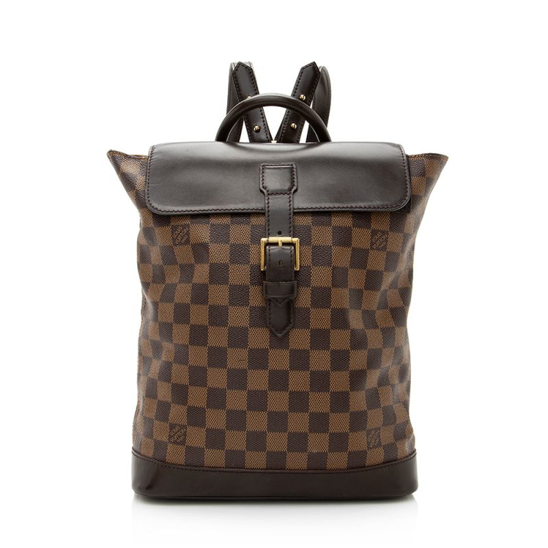 Louis Vuitton Vintage Damier Ebene Soho Backpack (21029)