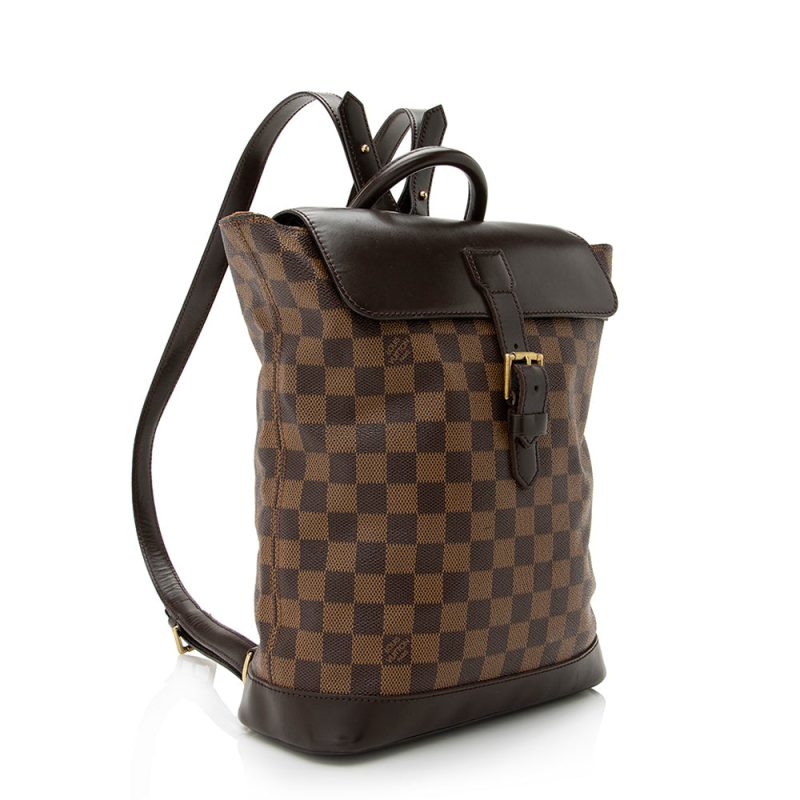 Louis Vuitton Vintage Damier Ebene Soho Backpack (21029) - Image 2