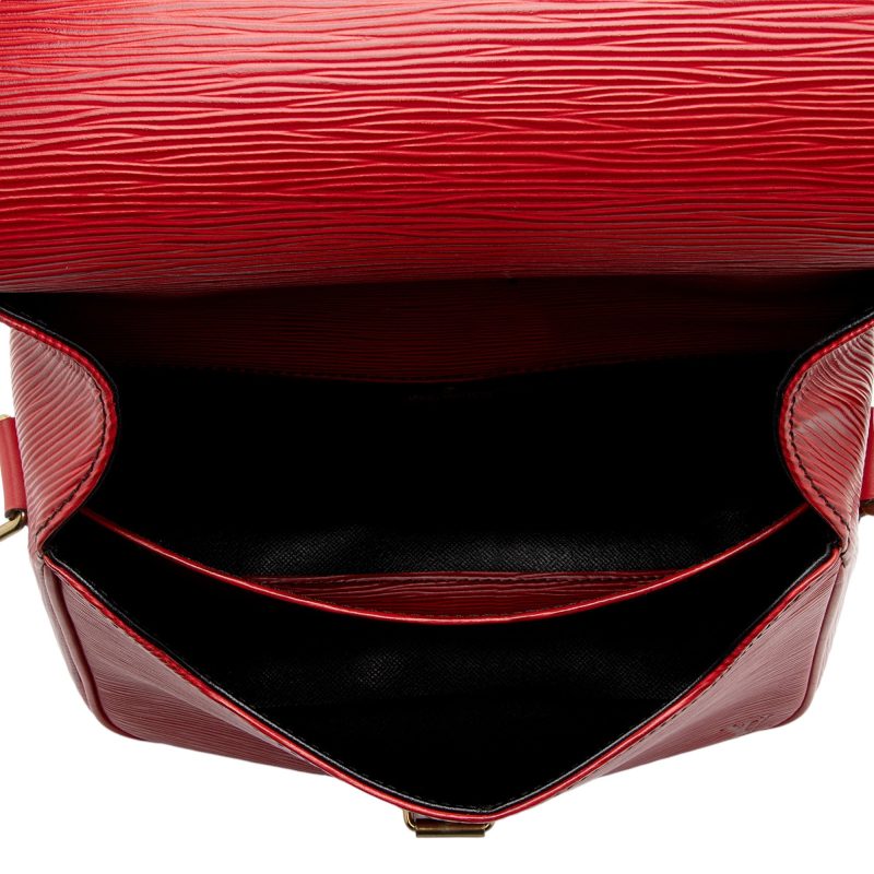 Louis Vuitton Vintage Epi Leather Cartouchiere MM Shoulder Bag (CVtkGX) - Image 7