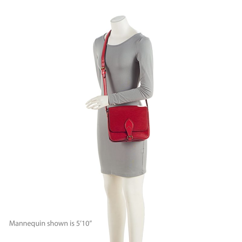 Louis Vuitton Vintage Epi Leather Cartouchiere MM Shoulder Bag (CVtkGX) - Image 5