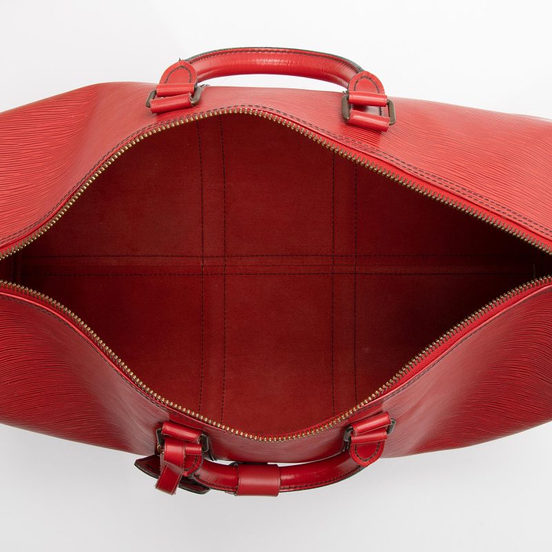 Louis Vuitton Vintage Epi Leather Keepall 45 Duffle Bag (22789) - Image 7