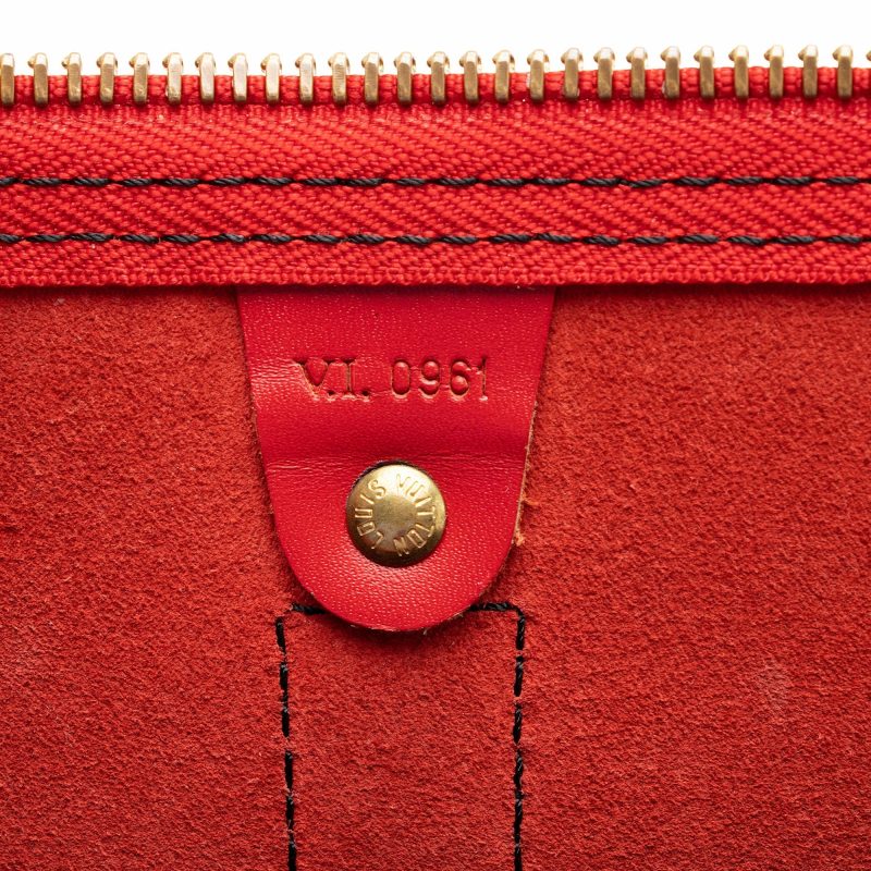 Louis Vuitton Vintage Epi Leather Keepall 45 Duffle Bag (tOfN9D) - Image 6