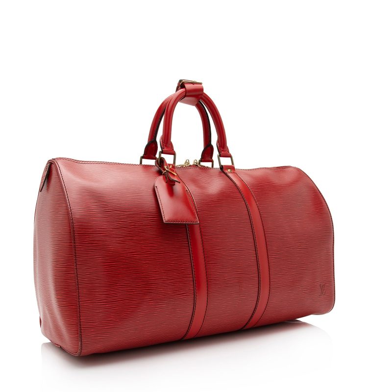 Louis Vuitton Vintage Epi Leather Keepall 45 Duffle Bag (tOfN9D) - Image 2