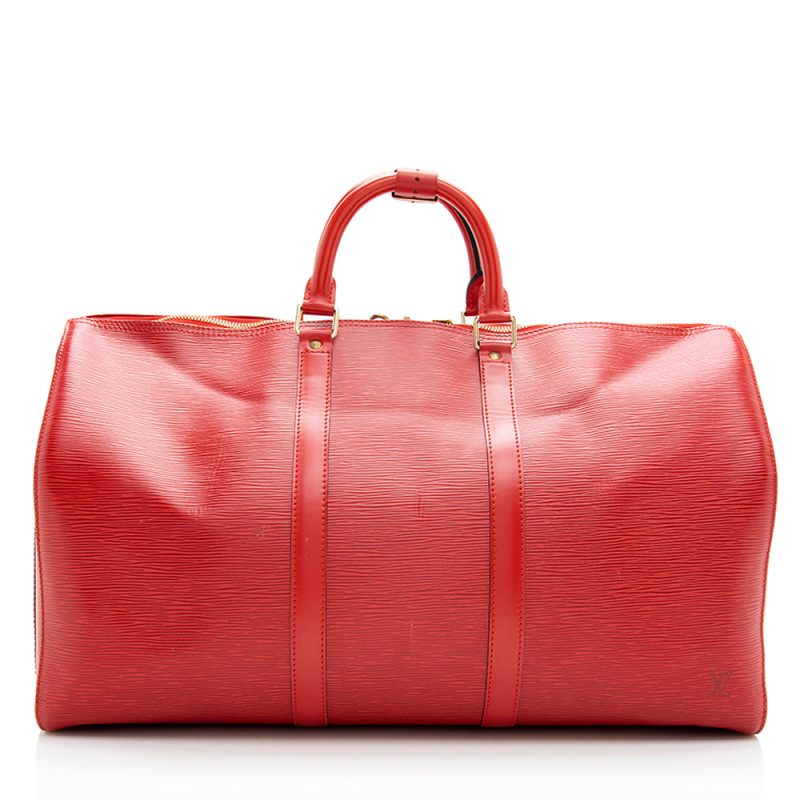 Louis Vuitton Vintage Epi Leather Keepall 50 Duffel Bag (19332) - Image 3