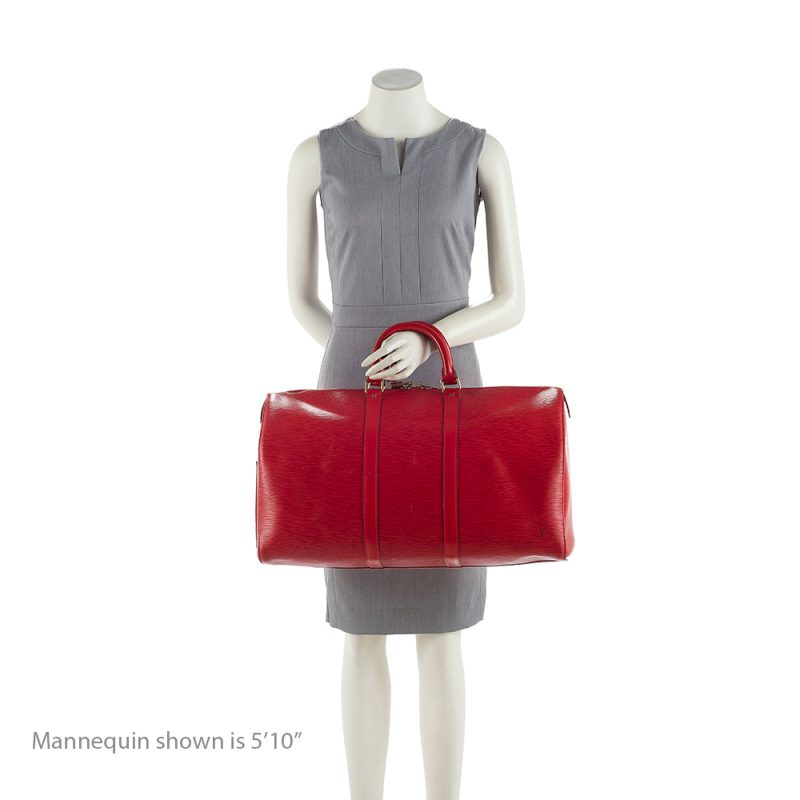 Louis Vuitton Vintage Epi Leather Keepall 50 Duffel Bag (19332) - Image 5
