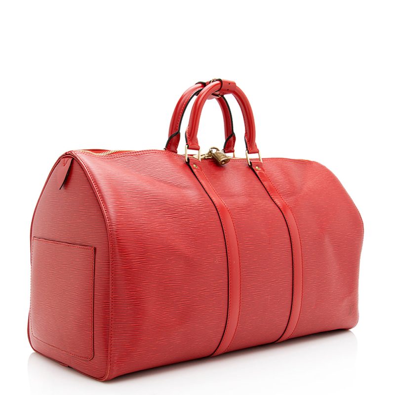 Louis Vuitton Vintage Epi Leather Keepall 50 Duffel Bag (19332) - Image 2