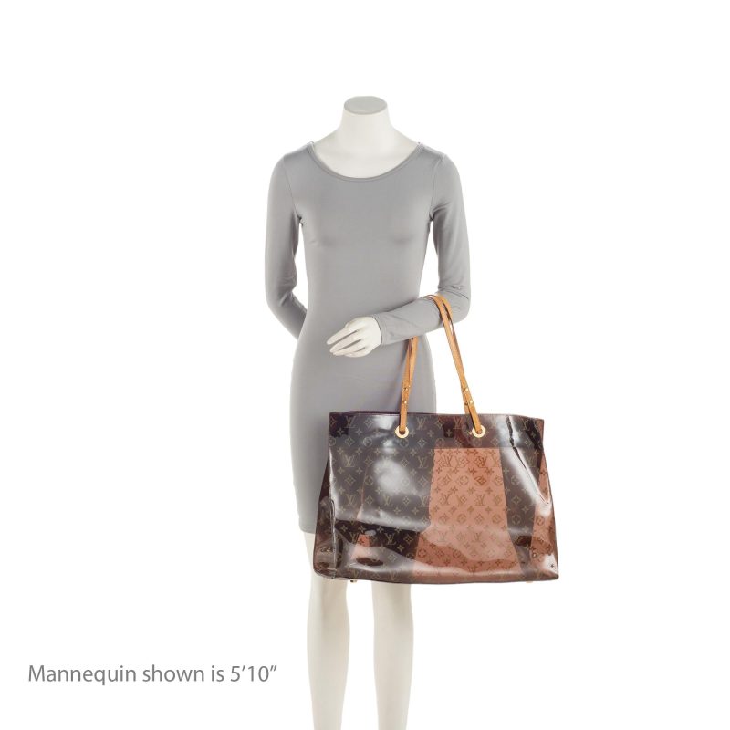 Louis Vuitton Vintage Limited Edition Monogram Vinyl Ambre Cruise Tote (FfiVXi) - Image 5