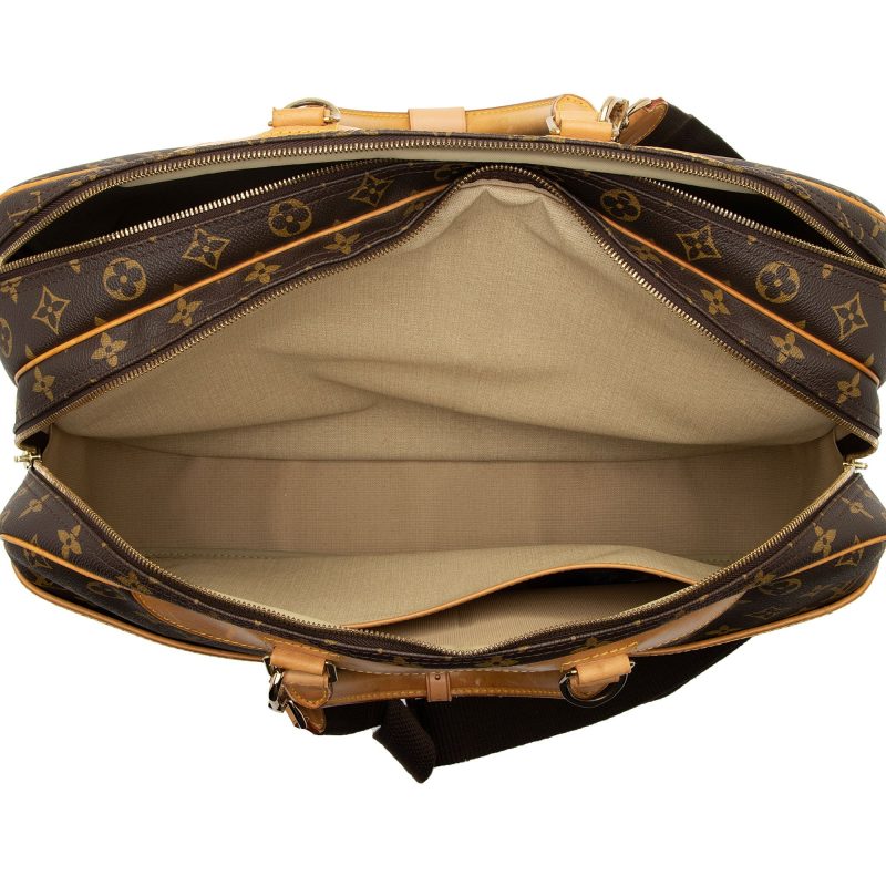 Louis Vuitton Vintage Monogram Canvas Alize 24 Heures Weekender (6SBvm7) - Image 7