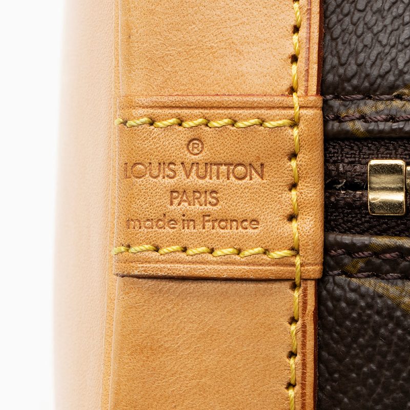Louis Vuitton Vintage Monogram Canvas Alma MM Satchel (19055) - Image 8