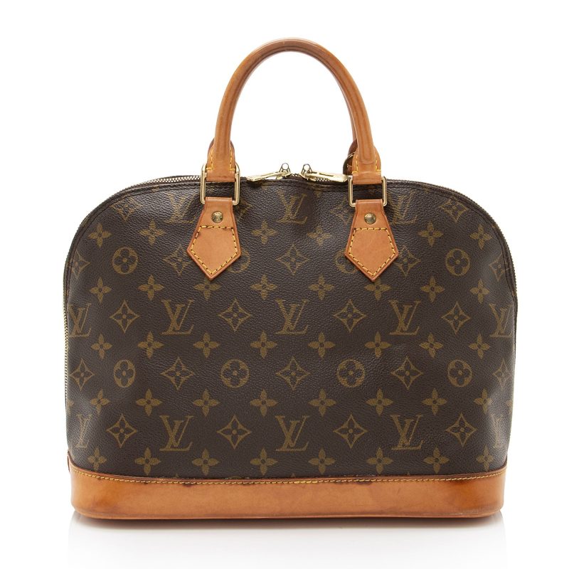Louis Vuitton Vintage Monogram Canvas Alma PM Satchel - FINAL SALE (kGVhHn) - Image 3