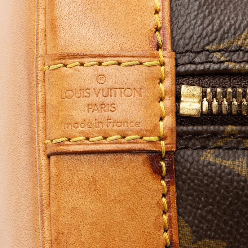 Louis Vuitton Vintage Monogram Canvas Alma PM Satchel - FINAL SALE (kGVhHn) - Image 8