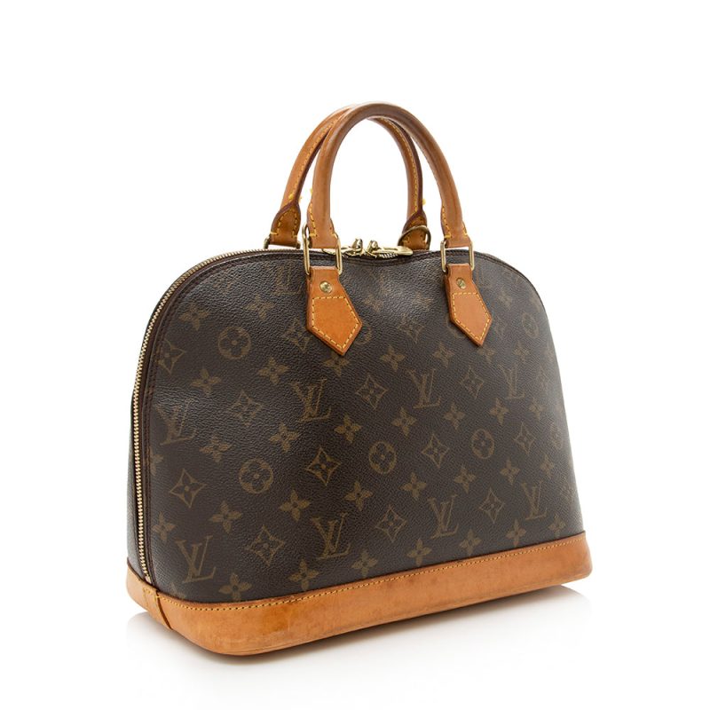Louis Vuitton Vintage Monogram Canvas Alma PM Satchel (14614) - Image 2