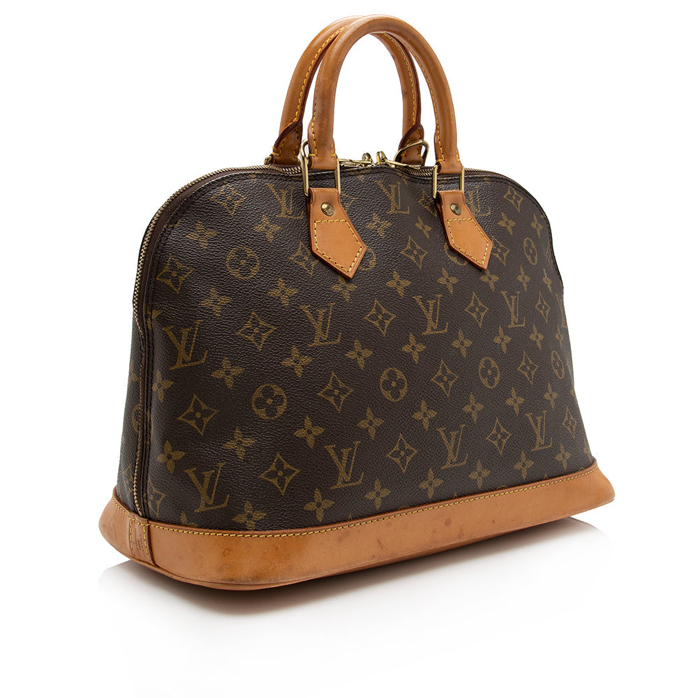 Louis Vuitton Vintage Monogram Canvas Alma PM Satchel (15957) - Image 2