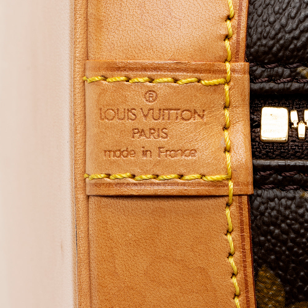 Louis Vuitton Vintage Monogram Canvas Alma PM Satchel (16875) - Image 8