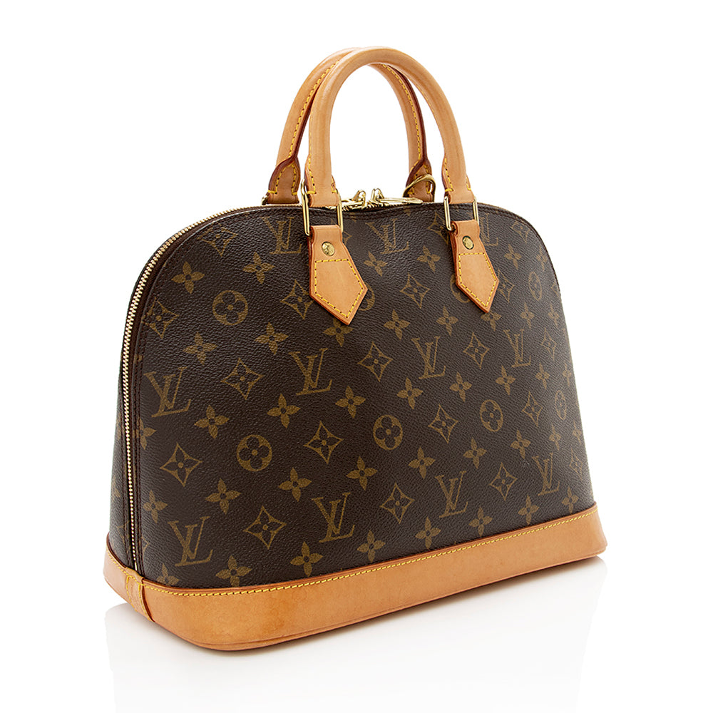 Louis Vuitton Vintage Monogram Canvas Alma PM Satchel (16875) - Image 2