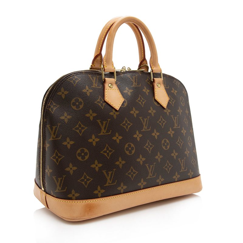 Louis Vuitton Vintage Monogram Canvas Alma PM Satchel (17025) - Image 2