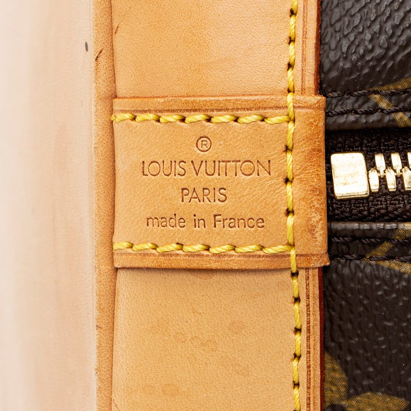 Louis Vuitton Vintage Monogram Canvas Alma PM Satchel (19119) - Image 8