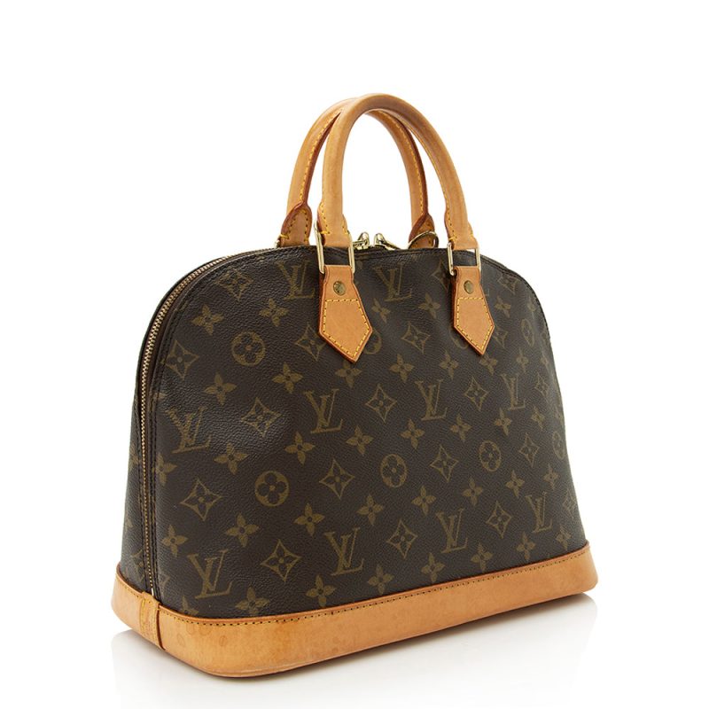 Louis Vuitton Vintage Monogram Canvas Alma PM Satchel (21739) - Image 2