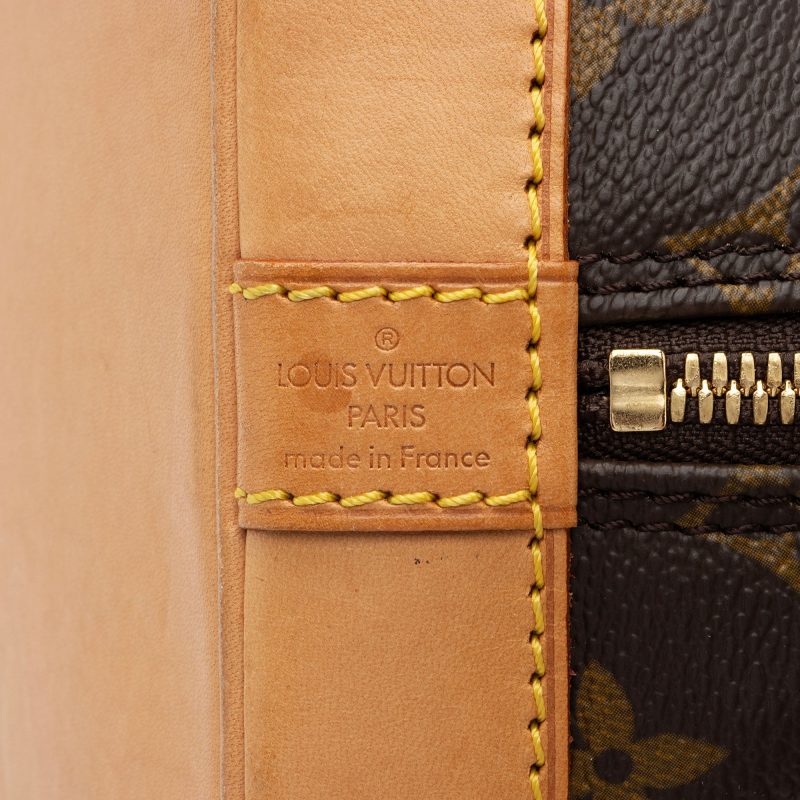 Louis Vuitton Vintage Monogram Canvas Alma PM Satchel (OnswEh) - Image 8