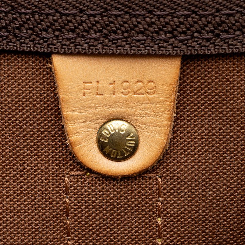 Louis Vuitton Vintage Monogram Canvas Bandouliere Keepall 50 Duffel Bag (17038) - Image 5