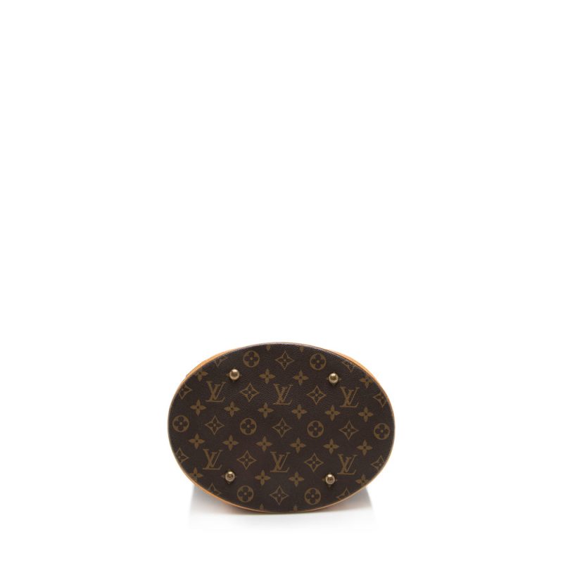 Louis Vuitton Vintage Monogram Canvas Bucket GM Shoulder Bag (17239) - Image 4