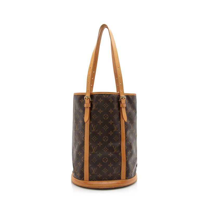 Louis Vuitton Vintage Monogram Canvas Bucket GM Shoulder Bag (17239)